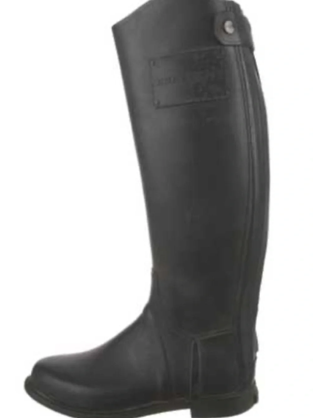 Burberry Black Knee High Riding Style Rain Boots - Size 37
